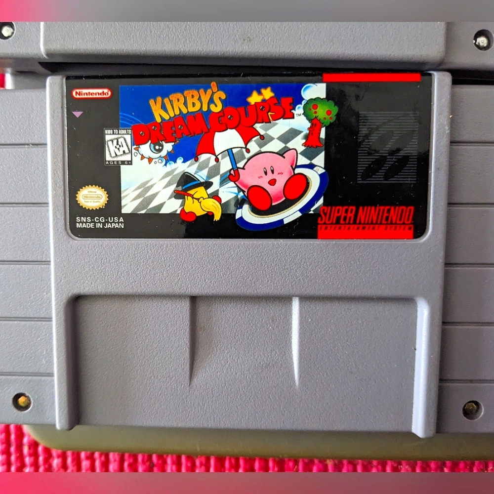 SNES Kirby's Dream Course | Rare Vintage Super Nintendo Game